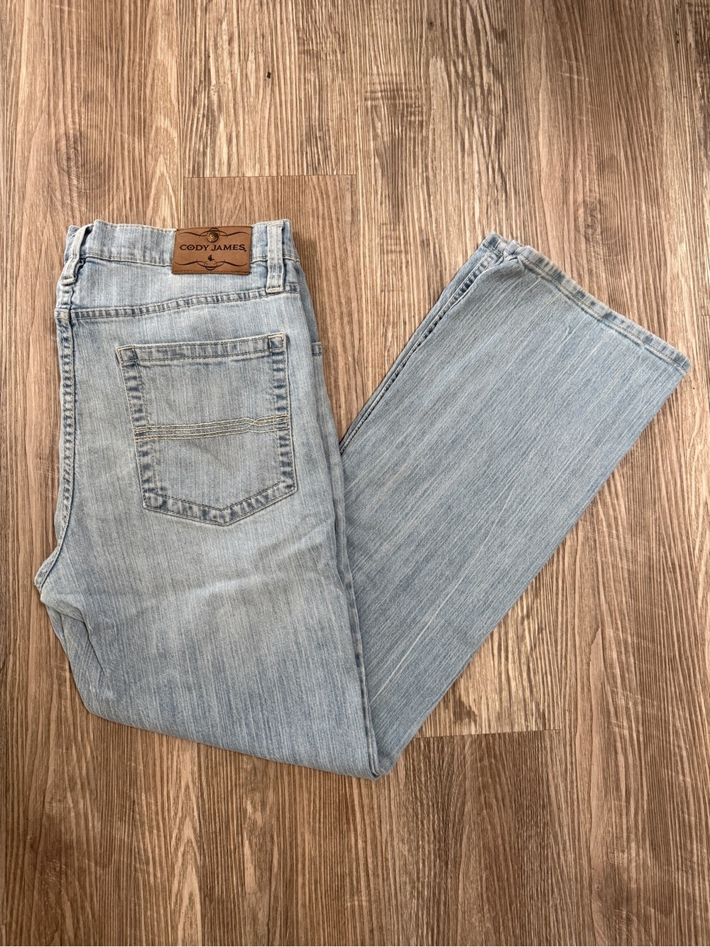 Men's Cody James Light Blue Straight-Leg Jeans
